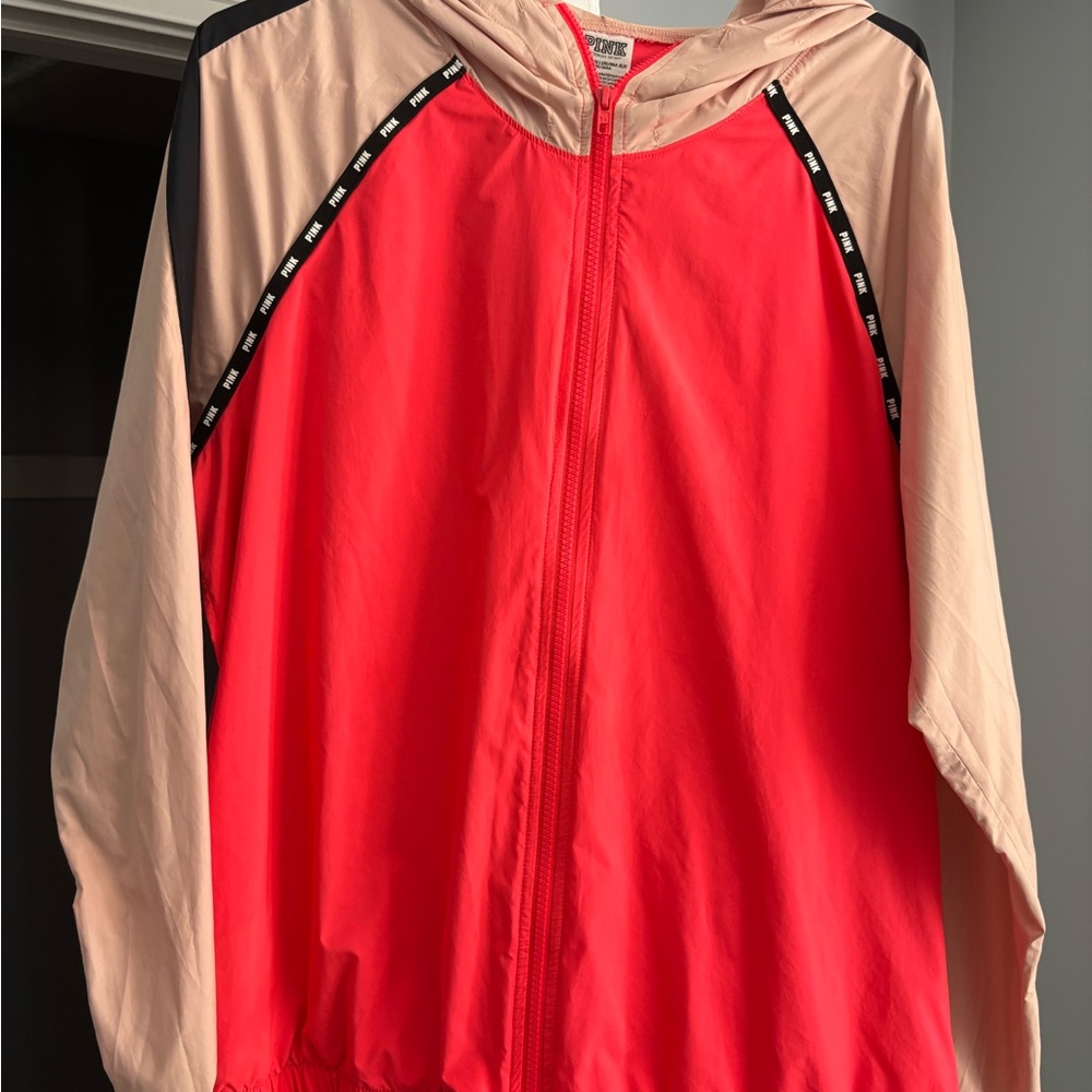 PINK Victoria's Secret Coral and Beige Jacket